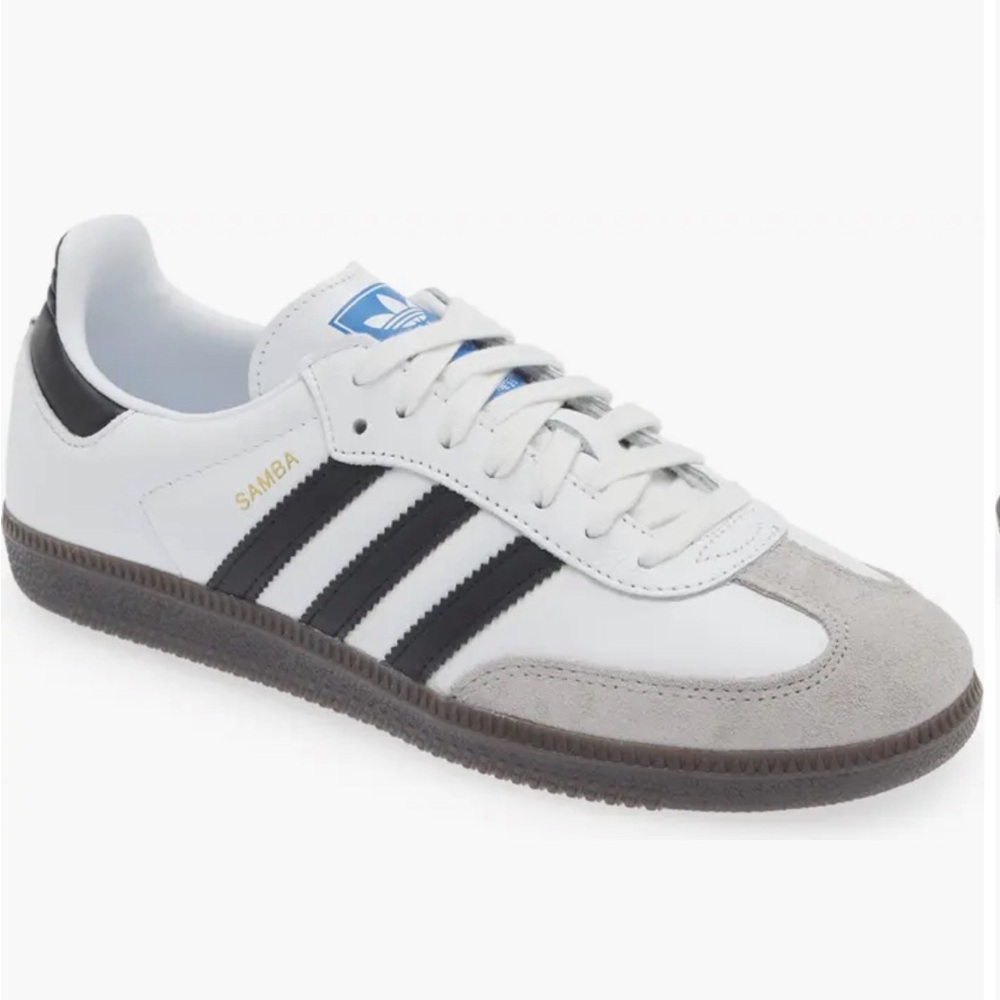 Adidas Samba OG US 7 mens/8 womens brand new white/black/clear granite